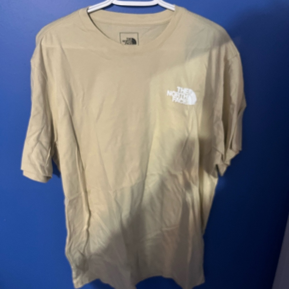 The North Face Men's Beige Short Sleeve Tee